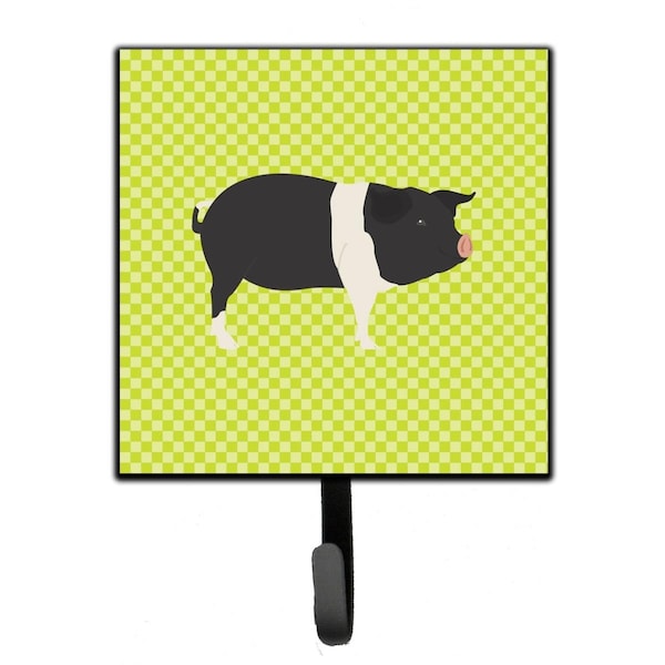 Carolines Treasures Hampshire Pig Green Leash or Key Holder BB7765SH4 - main